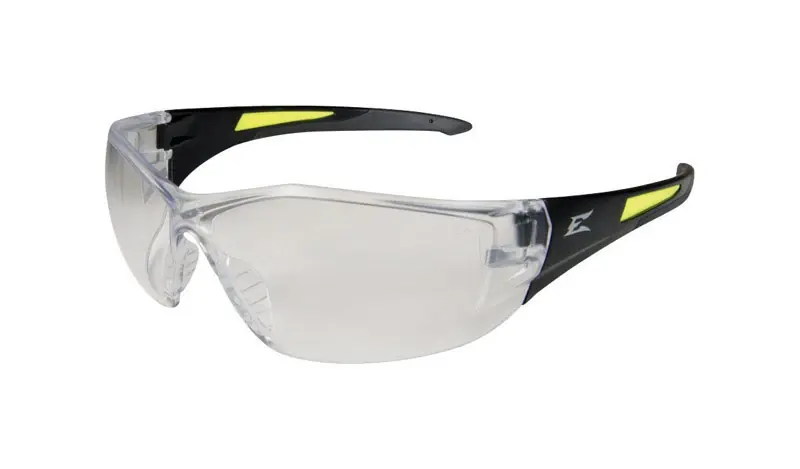 Delano G2 Wraparound Safety Glasses Clear Lens Black Frame 1 Pc