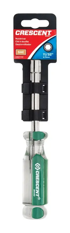 11/32 In. Sae Tri-lobe Nut Driver 6.75 In. Length Carbon Steel