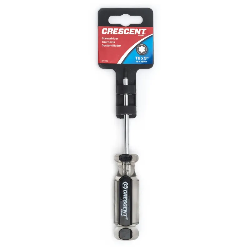 T6 X 3 In. L Torx Screwdriver With Magnetic Tip And Acetate Handle