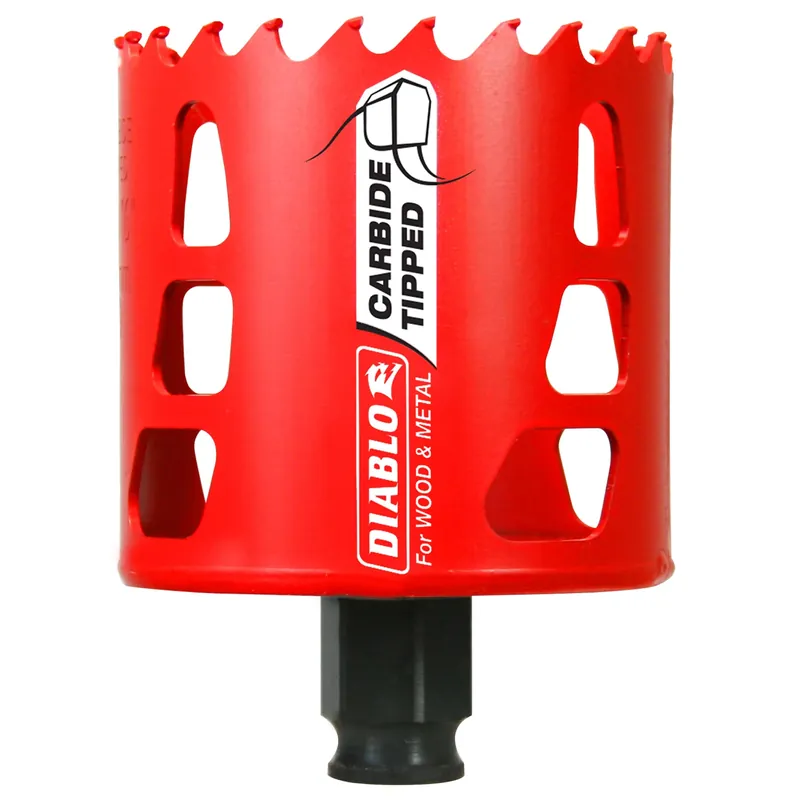 Hole Saw, Carbide-tipped, 2-11/16-in.