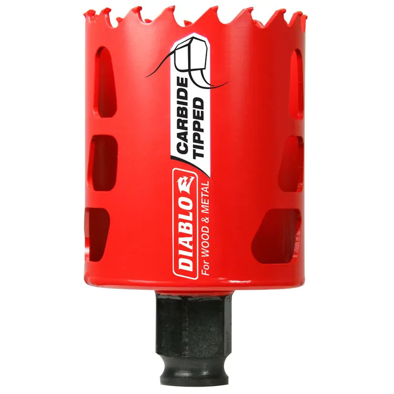 Hole Saw, Carbide-tipped, 2-1/8-in.