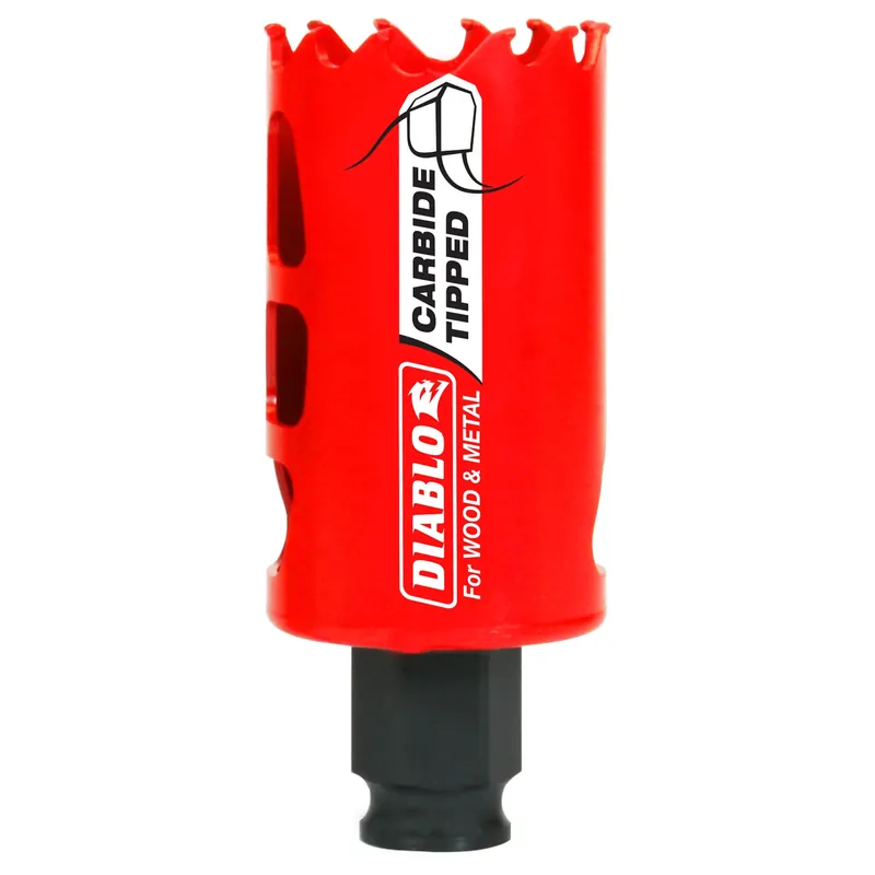 Hole Saw, Carbide-tipped, 1-1/2-in.