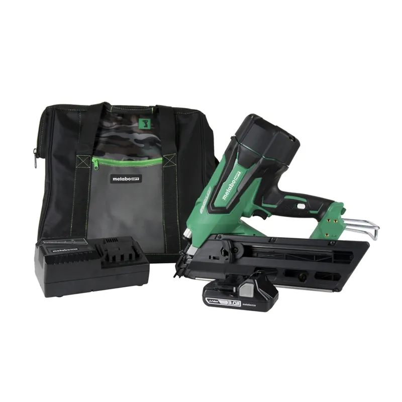 18v Brushless Cordless 30 Degree Paper Tape Framing Nailer Kit