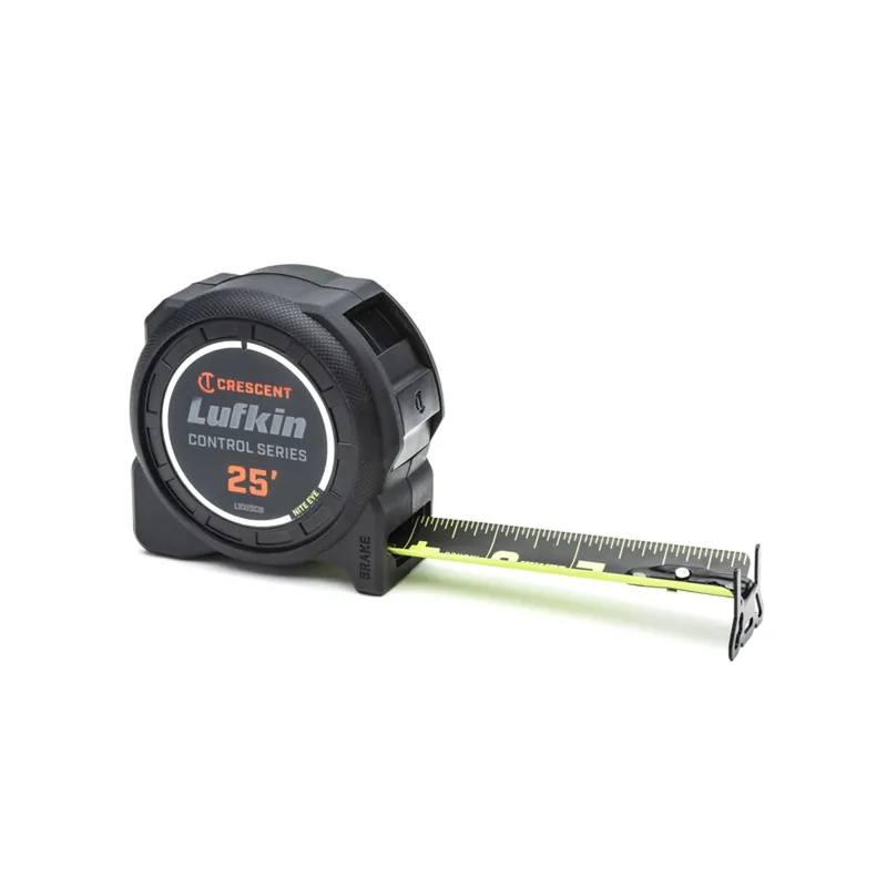 Lufkin 25 Ft. L X 1-3/16 In. W Control Series Black Blade Tape Measure