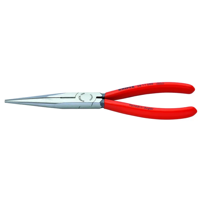 8 In. Chrome Vanadium Steel Long Nose Pliers/cutter