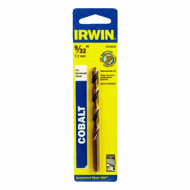 Cobalt Steel Drill Bit, 9/32-in.
