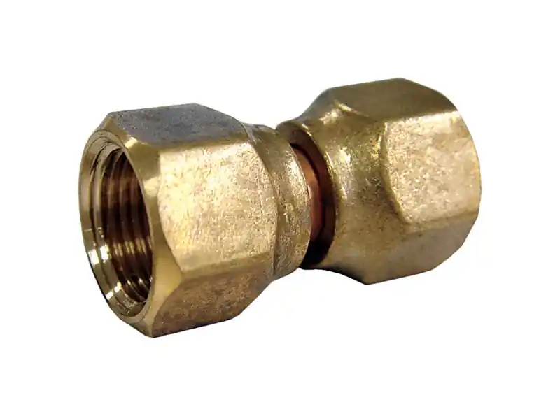 1/2 In. Flare 1/2 In. D Flare Brass Swivel Connector
