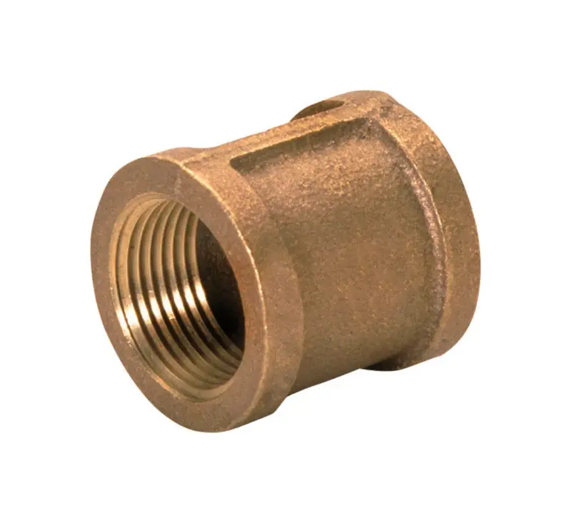 1/2 In. Fpt X 1/2 In. D Fpt Lead-free Red Brass Coupling