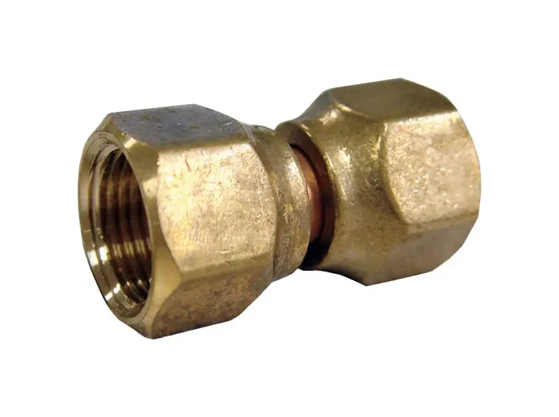 5/8 In. Flare X 5/8 In. D Flare Brass Swivel Connector
