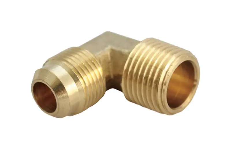 1/2 In. Flare X 3/8 In. Mpt Brass 90 Degree Street Elbow