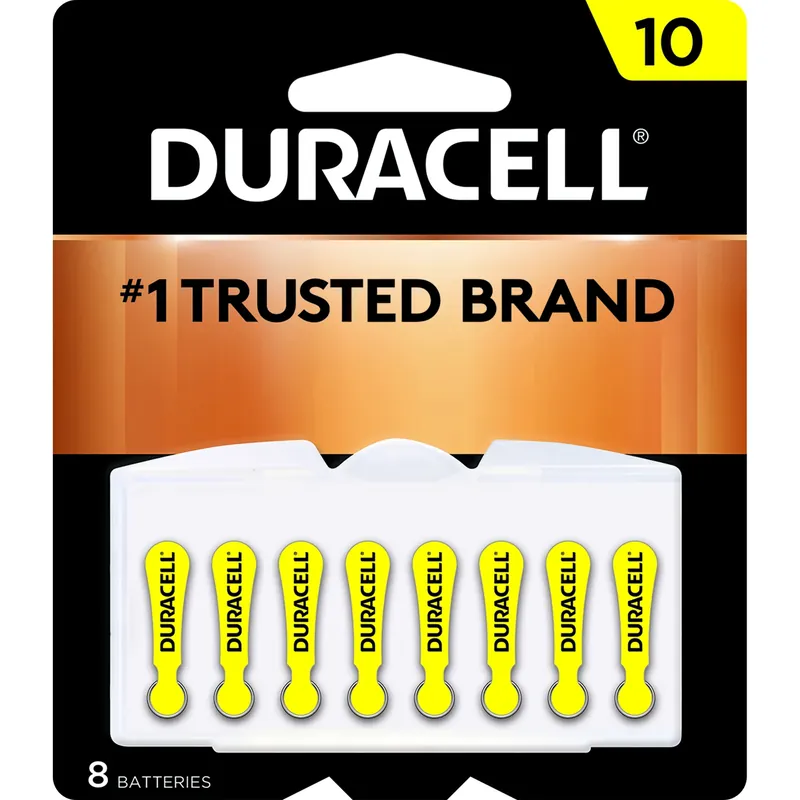 Zinc Air 10 1.4 V 100 Mah Hearing Aid Battery Da10 8 Pk