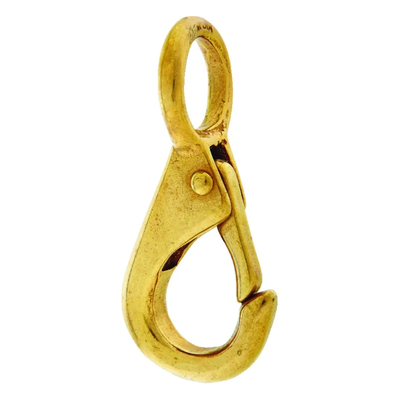 Bronze Rigid Round Eye Quick Snap, 5/8 In.