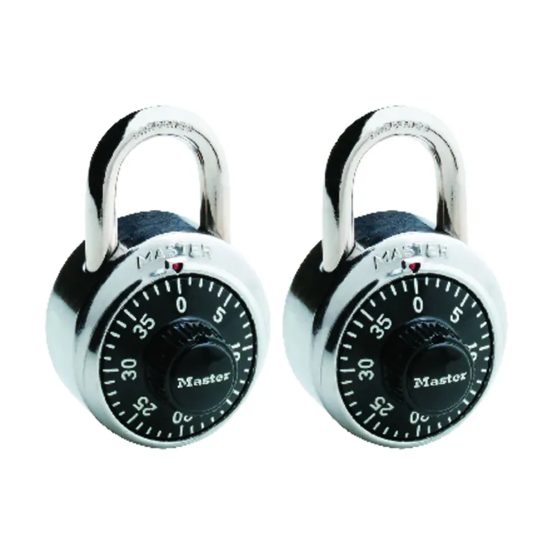 2 In. H X 7/8 In. W X 1-7/8 In. L Steel Anti-shim Technology Combination Padlock