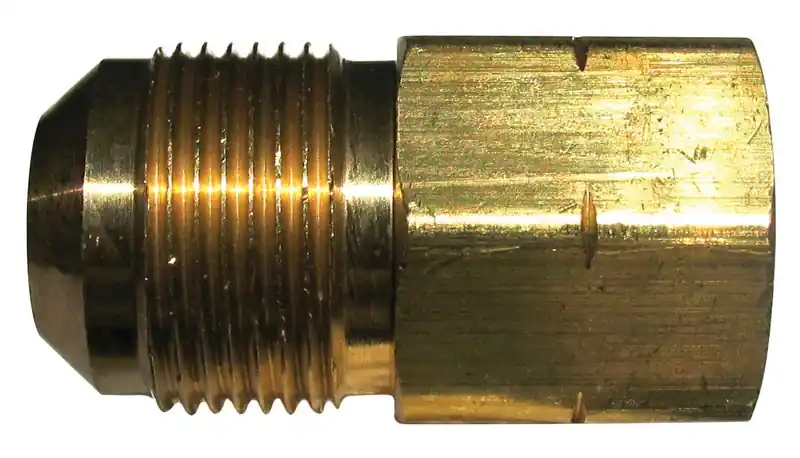 15/16 In. Flare X 1/2 In. D Female Brass Connector