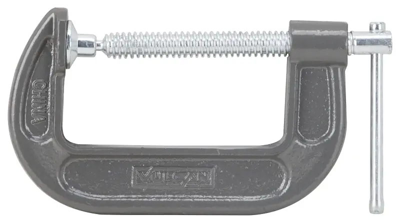 Heavy Duty C-clamp, 4 Inch Throat Depth, Steel Construction