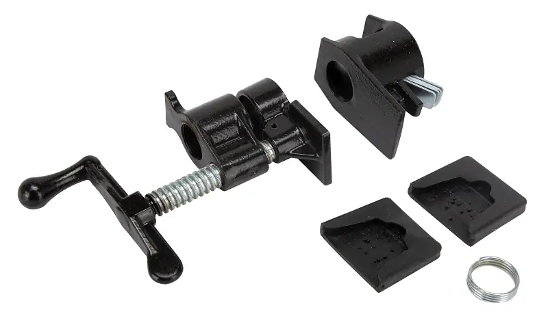 Jlo-030 Pipe Clamp Fixture, 3/4 Inch, Malleable Steel Construction