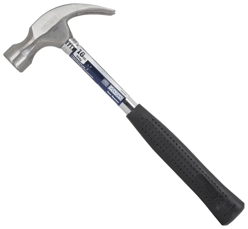 Jlo-027 16 Oz Curve Claw Hammer With Steel Handle, 12-1/4 In Overall Length
