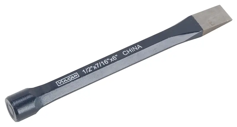 Jl-csl004 Cold Chisel, 1/2 In Tip, 6 In Length, Chrome Alloy Steel