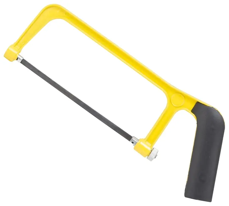 3-way Mini Hacksaw, 6 Inch Blade For Wood, Metal, And Plastic Cutting