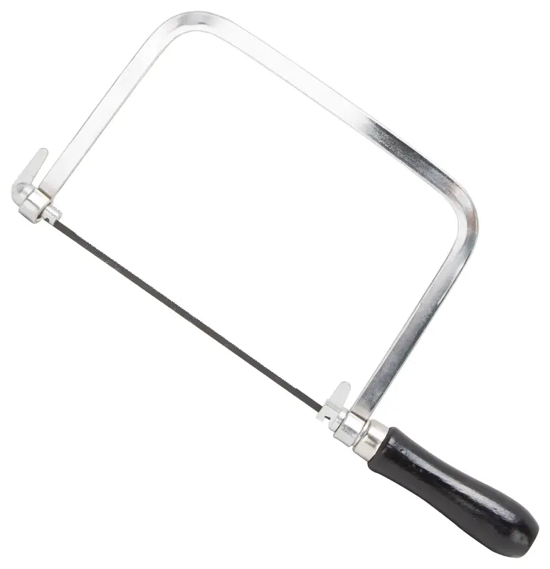 Coping Saw With Steel Frame And 6 Inch Carbon Steel Blade