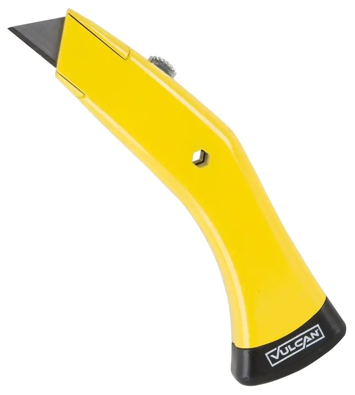 Heavy-duty 6.75 Inch Retractable Utility Knife With Tool-free Blade Change