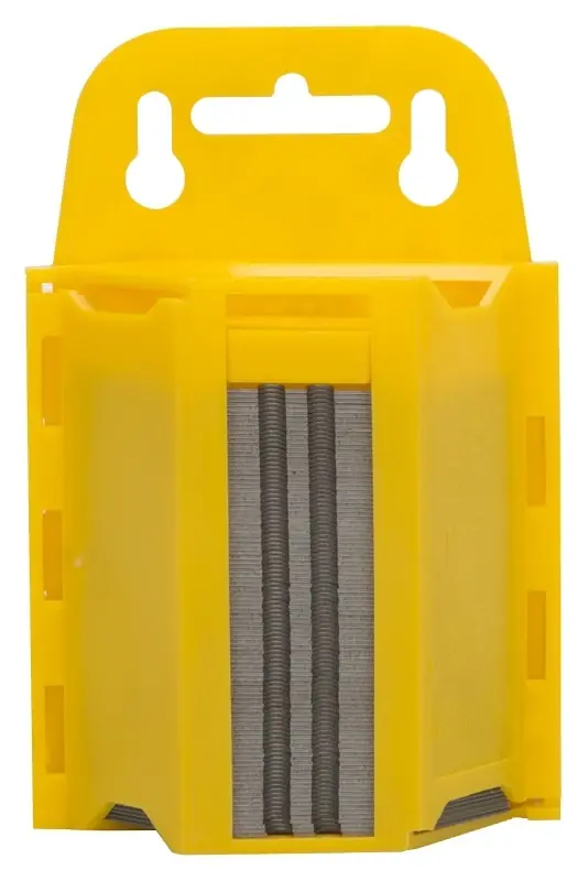 Jl-kf0341 Utility Knife Blade Set, 100 Pieces, Hcs Steel, 0.5 Mm Thickness