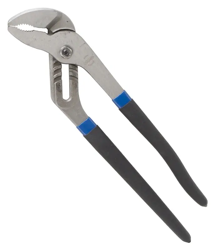 Groove Joint Pliers 12 Inch Chrome Plated With Non-slip Handles