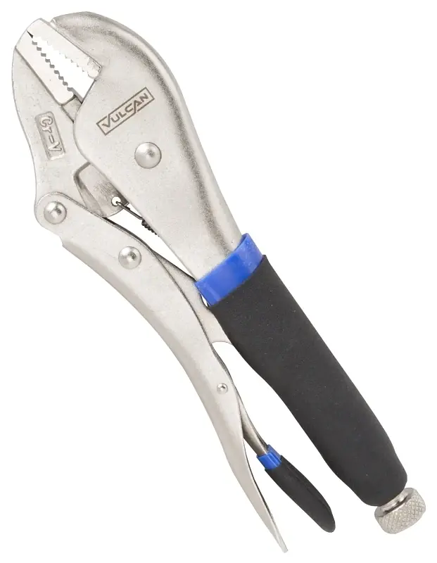 10 Inch Straight Jaw Locking Plier With Cushion Grip Handle
