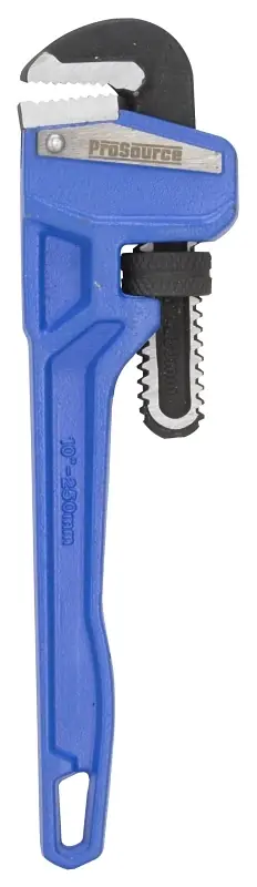 Heavy-duty 10 Inch Pipe Wrench, High Carbon Steel Construction