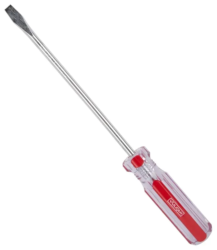 Tb-sd04 Slotted Screwdriver, 1/4" Diameter X 6" Length, Magnetic Tip