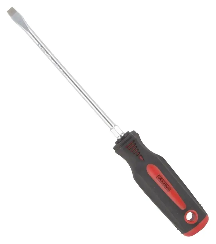Magnetic Tip Screwdriver 1/4" X 6" Satin Chrome Plated Mc-sd07