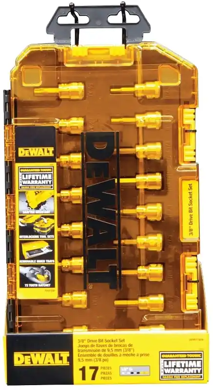 Specialty Bit Socket Set, Sae & Metric, 3/8 In. Drive