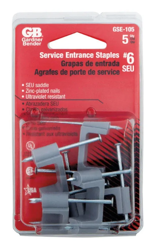 Gardner Bender 3/4 In. W Plastic Insulated Service Entrance Cable Strap 5 Pk