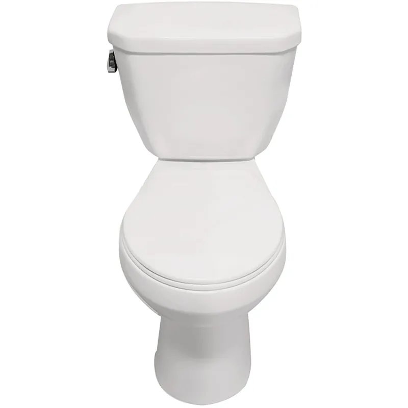 Berlin White Round Bowl 1.28 Gpf Complete Toilet With Chrome Trip Lever