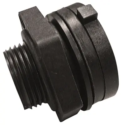 Bulkhead Fitting, Schedule 40, 1 In.