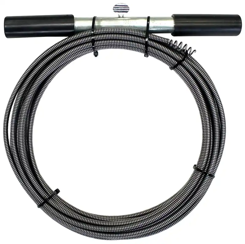 Drain Auger 1/4 Inch Diameter X 15 Feet Long High Carbon Steel