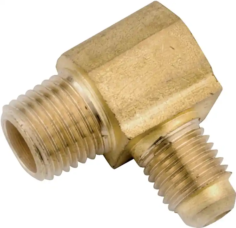 Flare Elbow, Lead Free Brass, 1/2 Flare X 3/4 In. Mpt