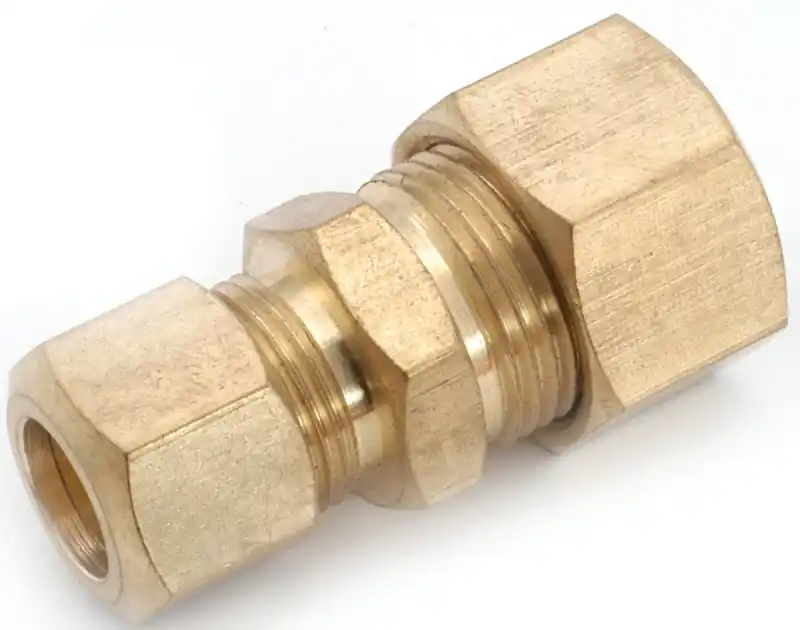 Reducing Union, Brass, 3/8 In. Compression X 1/4 In. Compression