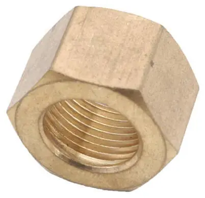Compression Nut, Lead Free Brass, 5/8 In.