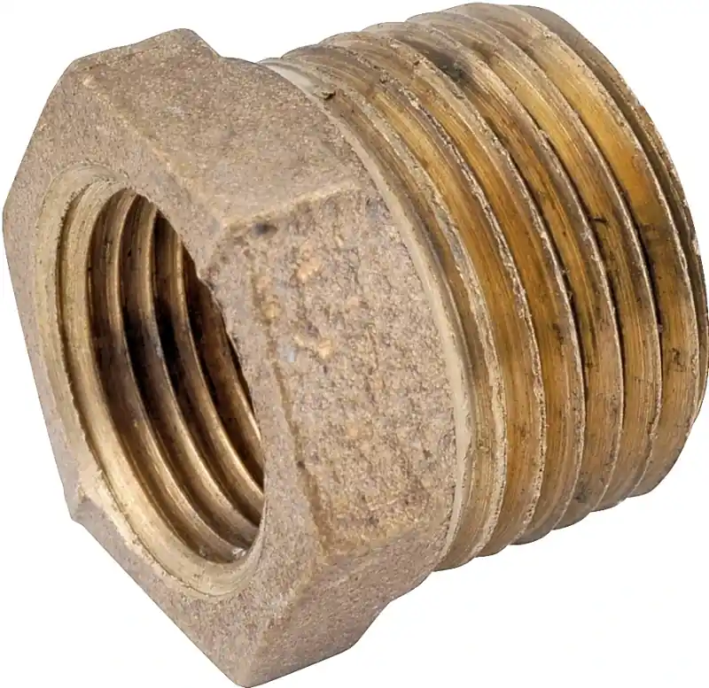 Hex Reducing Bushing, Barstock, Lead Free, 1/4 X 1/8 In.