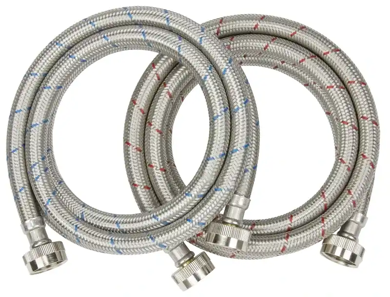3546892 4 Ft. Washing Machine Hose Of Epdm Rubber With Fitting Washers - Pack Of 2