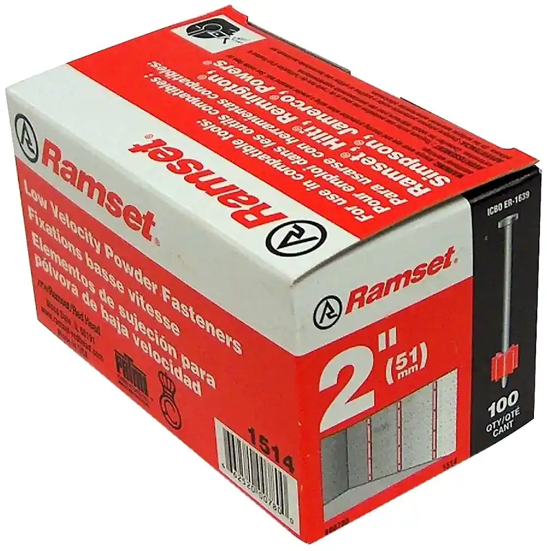 .3 In. D X 2 In. L Steel Round Head Drive Pin 100 Pk