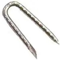 National Nail 50058 Staple Fence Hot Galvanized 1 In. 1 Lbs.