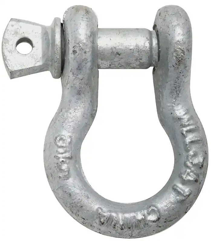 Galvanized Anchor Shackle With Screw Pin, 5/16 In.