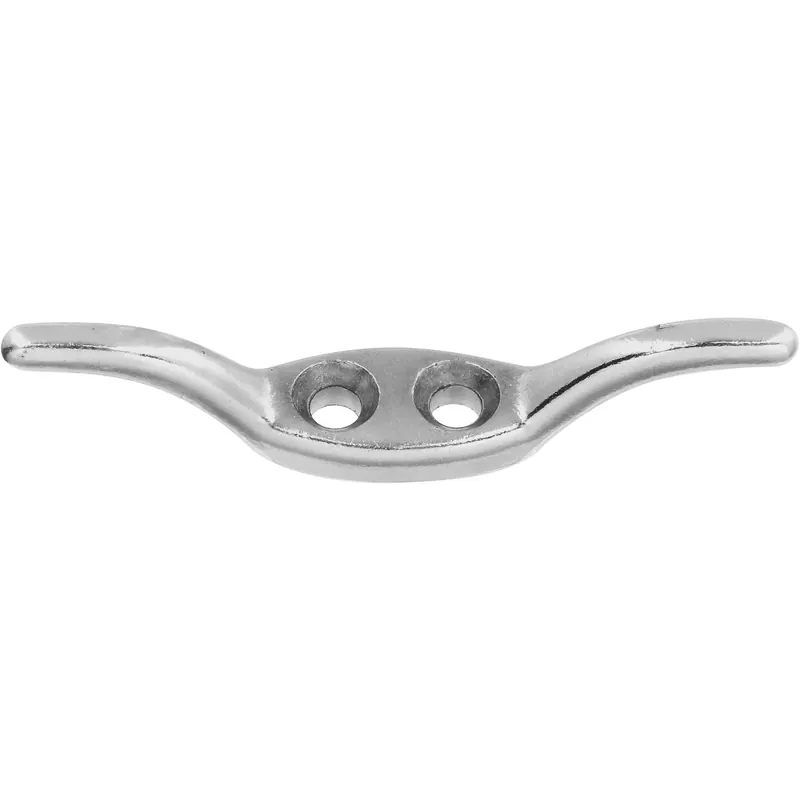 Rope Cleat, Nickel, 2-1/2 In.