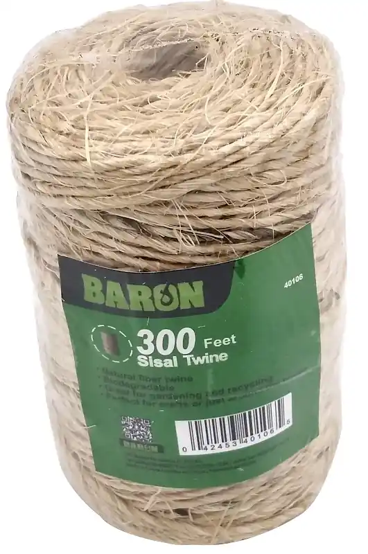 Manufacturing Natural Sisal Twine 300 Feet Long 1/8 Inch Diameter