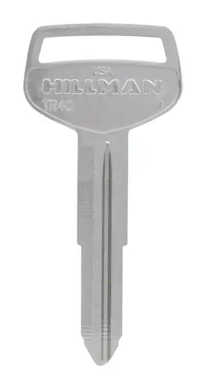 Hillman Traditional Key Automotive Key Blank Double For Toyota Silver