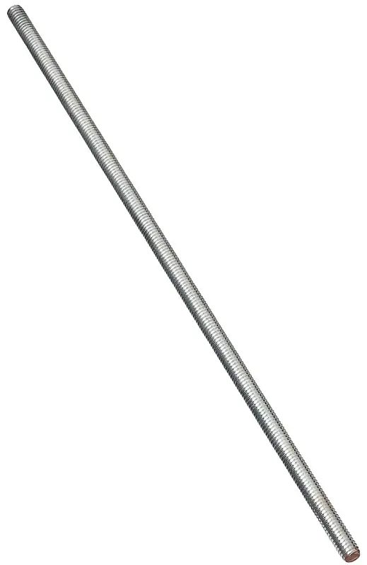 Threaded Rod, Zinc, 18 Tpi, 5/16 X 12 In.