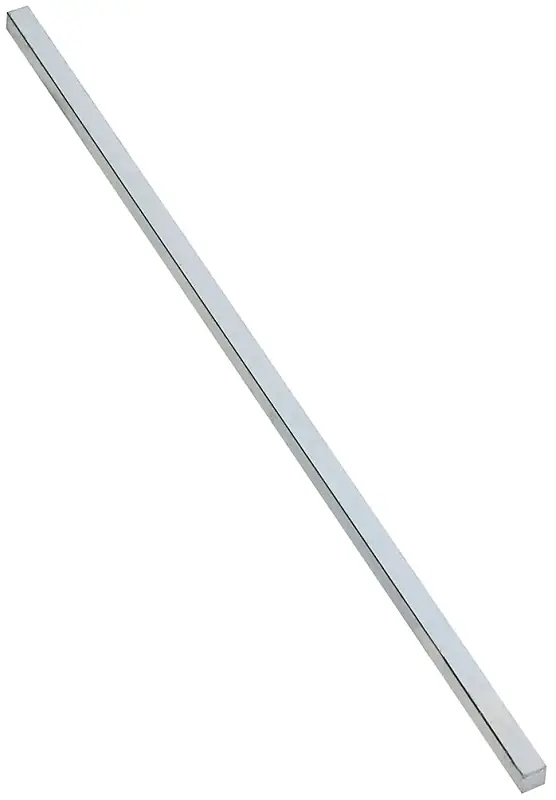 Key Stock, Zinc Plated, 5/16 X 12 In.