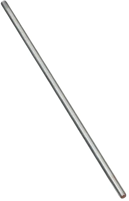Threaded Rod, Zinc, 18 Tpi, 5/16 X 72 In.